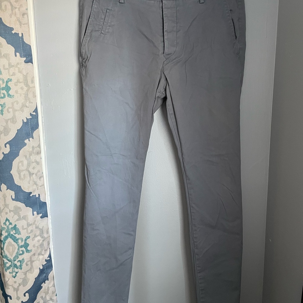 All Saints Men's Slate Chinos